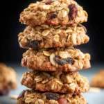 Vegan oatmeal cookies First Image
