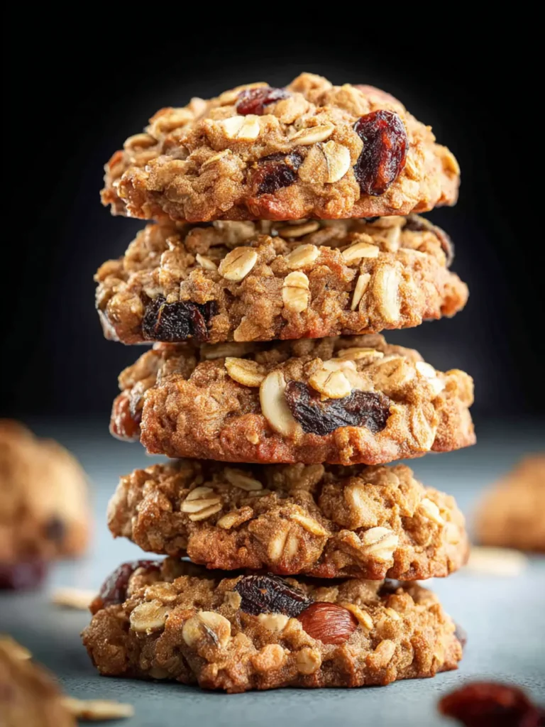 Vegan oatmeal cookies First Image