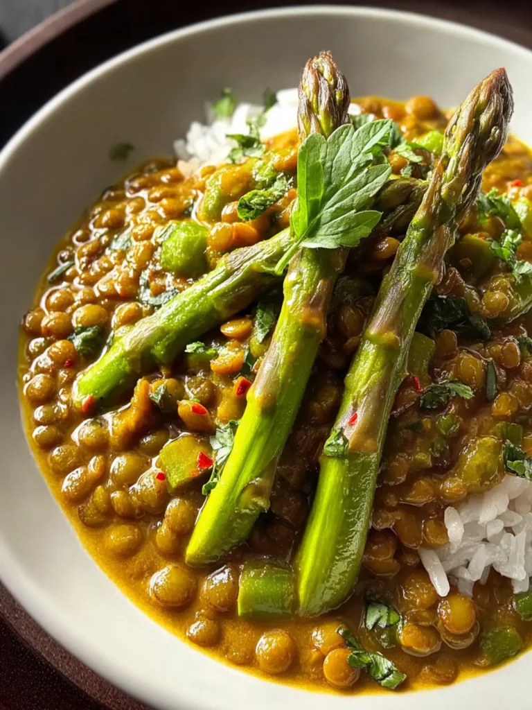 Asparagus Lentil Curry First Image