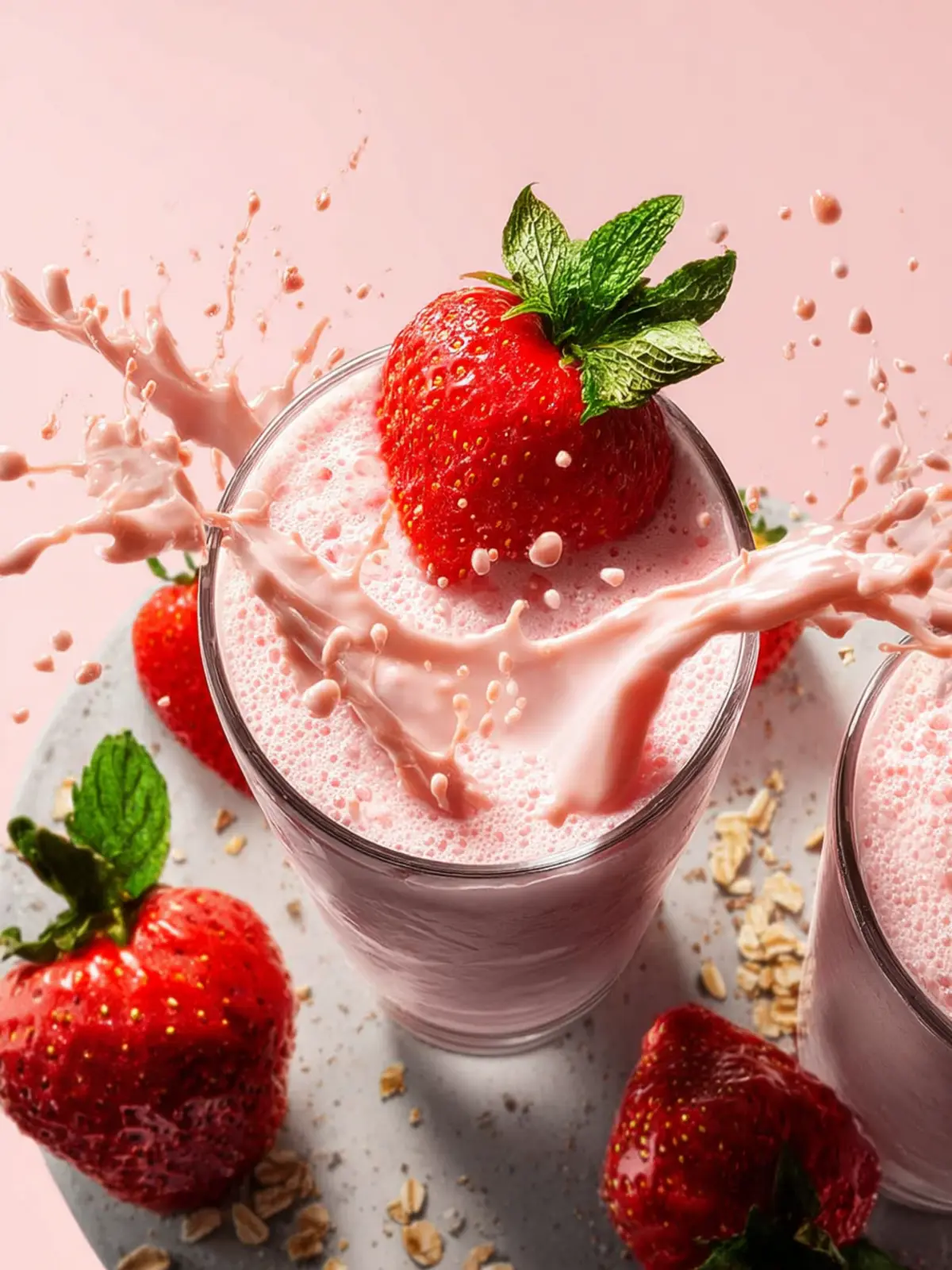 Strawberry Protein Shake First Image