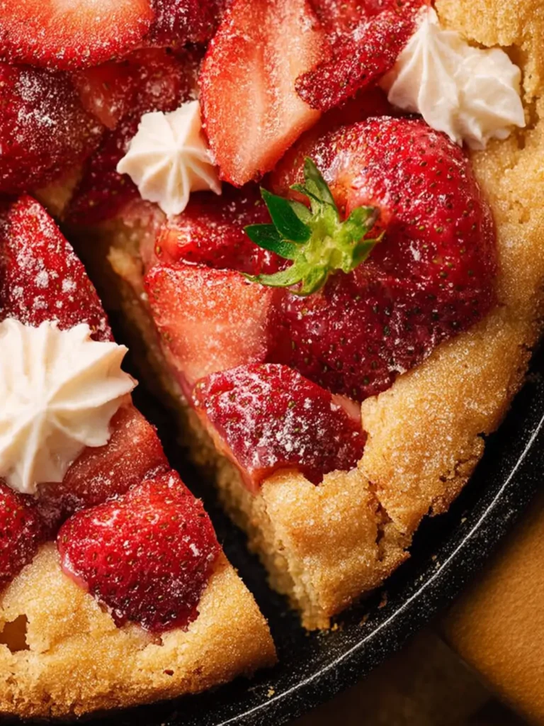 Strawberry Skillet Cake First Image