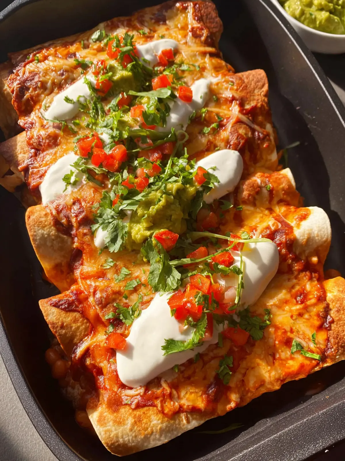buffalo white bean enchiladas First Image