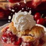 cherry cream cheese cobbler First Image