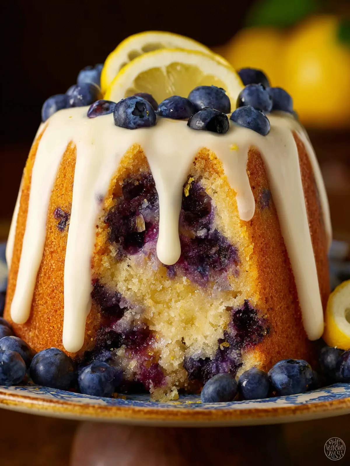 Lemon Blueberry Bundt Cake: Irresistibly Moist Delight!