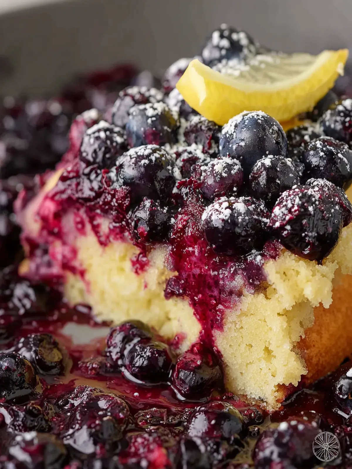 Lemon Blueberry Spoon Cake: Irresistibly Easy and Luscious